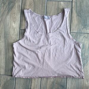 Vintage Brandy Melville Brown Crop Tank Top